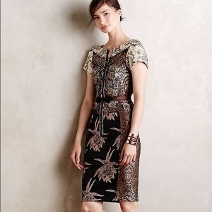 Byron Lars Beguile Copper Cocktail Dress